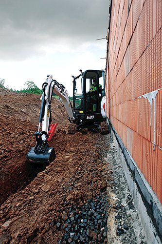 Miniescavatore - E20 - BOBCAT - cingolato / Tier 4 intermedia / per cantiere di costruzione