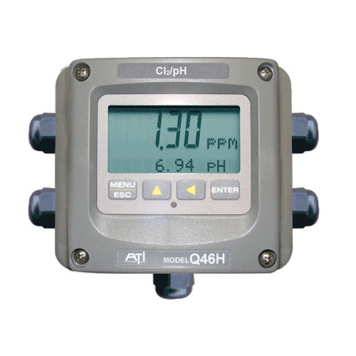 Rilevatore di cloro residuo - Q46H/62-63 - Analytical Technology - per trattamento di acque / digitale