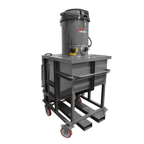 Aspiratore industriale - C600 M - Delfin Vacuums - a secco / per polveri / monofase