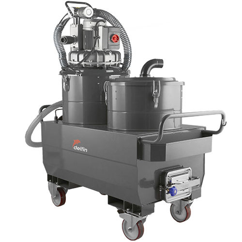 Aspiratore industriale - TC220 IF - Delfin Vacuums - a umido / per liquidi / per olio e trucioli