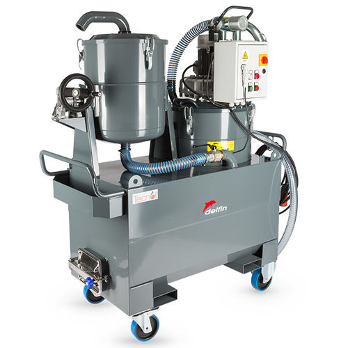 Aspiratore industriale - TC400 IF - Delfin Vacuums - a umido / per olio e trucioli / trifase