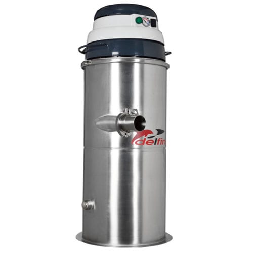 Sistema di trasporto pneumatico in fase diluita - PRO 360E BL - Delfin Vacuums - di polvere / per granuli / per l'industria agroalimentare