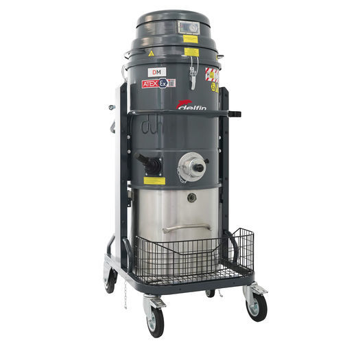 Aspiratore industriale - DM2 1/2D - Delfin Vacuums - a secco / per polveri combustibili / monofase