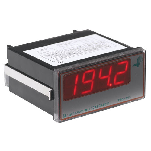 Tachimetro a contatto - Tacho | TACH3V5 - 4B Braime Components - su guida DIN / con display LED / a 4 cifre