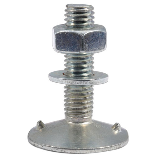 Bullone per elevatori a tazze - EURO | DIN15237 - 4B Braime Components - filettato / a testa piatta / in acciaio inossidabile