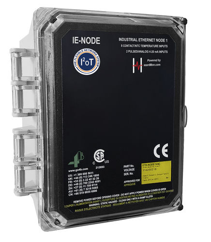 Sistema di monitoraggio di temperatura - IE-NODE - 4B Braime Components - condizioni di macchina / condizioni e di diagnosi / del livello
