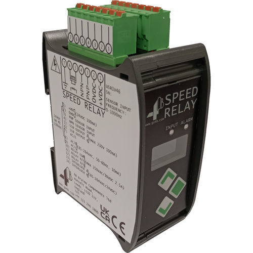 Relè di sorveglianza di velocità - USR1V4 - 4B Braime Components - contro le sovrafrequenze / contro le sottofrequenze / di rotazione di albero