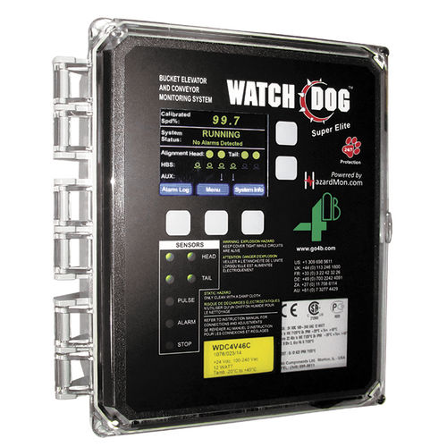 Apparecchio di monitoraggio per trasportatore a nastro - WATCHDOG™ SUPER ELITE | WDC4 - 4B Braime Components - di velocità / condizioni di macchina / di temperatura