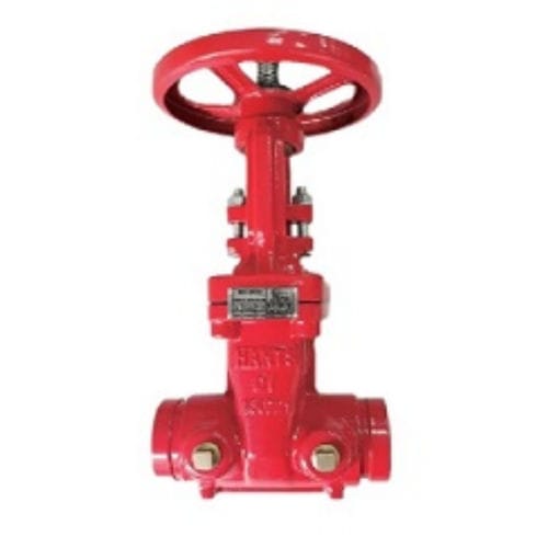 Valvola a saracinesca - HGO-200GG - Elite Line Industrial Corp. - con volante / per acqua / rivestita