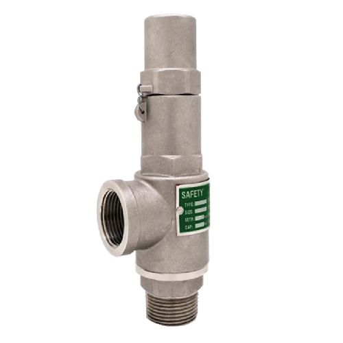 Valvola di sicurezza per condotto - HST - Elite Line Industrial Corp. - ad alta pressione / in acciaio inossidabile / PTFE