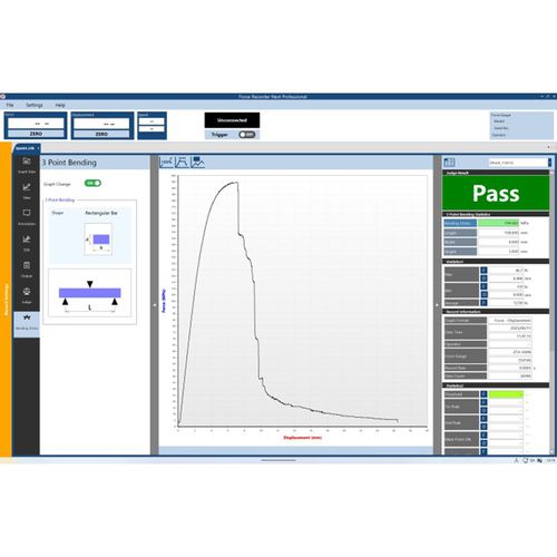 Modulo software per analisi degli sforzi - IMADA - di calcolo / per test / di piegamento