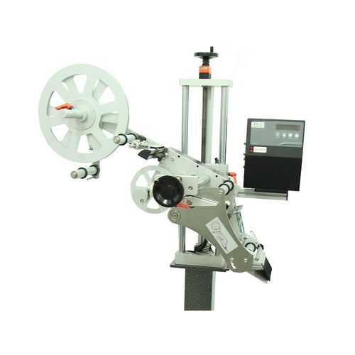 Applicatore di etichette automatico - LAH - JDA PROGRESS IND. - per bottiglie / per applicazione sulla parte superiore del prodotto / per l'industria farmaceutica