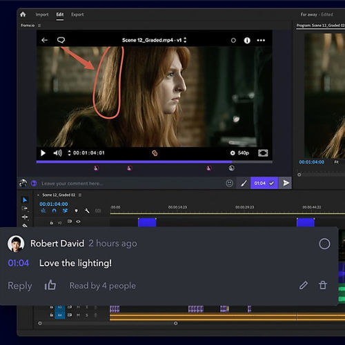Software di stoccaggio - Frame.io - ADOBE - di editoria / di condivisione / di video-editing