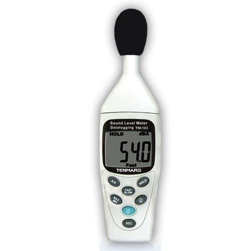 Fonometro integratori - TM-103 - Tenmars Electronics - classe 2 / digitale / con acquisizione di dati