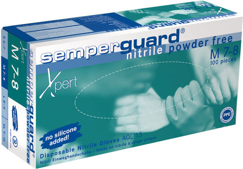 Guanti per camera bianca - Semperguard® Nitrile Xpert - Sempermed - di protezione chimica / in nitrile / in lattice