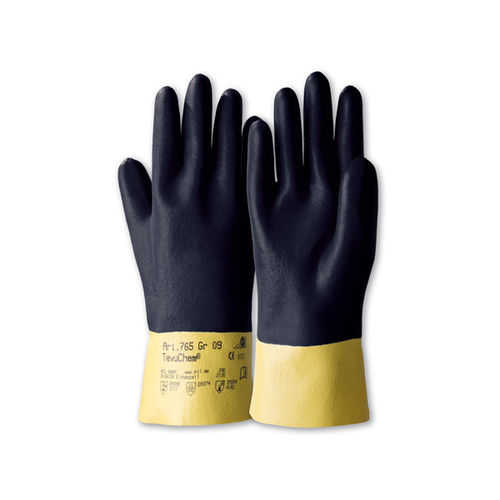 Guanti per movimentazione - TevuChem® 765 - Kächele Cama Latex - per l'industria metallurgica / per l'industria petrolifera / di protezione chimica