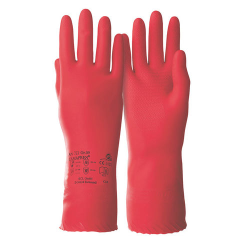 Guanti da laboratorio - Camapren® 722 - Kächele Cama Latex - per l'industria automobilistica / per l'industria chimica / di protezione chimica