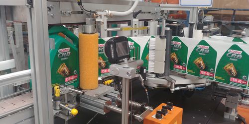 Etichettatrice automatica - Productive Systems - per applicazione laterale / per etichette adesive / in linea