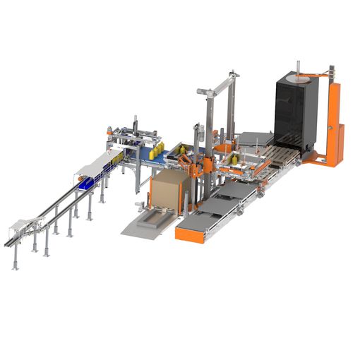 Pallettizzatore a strati - Productive Systems - dal basso / per sacchi / per vaschette