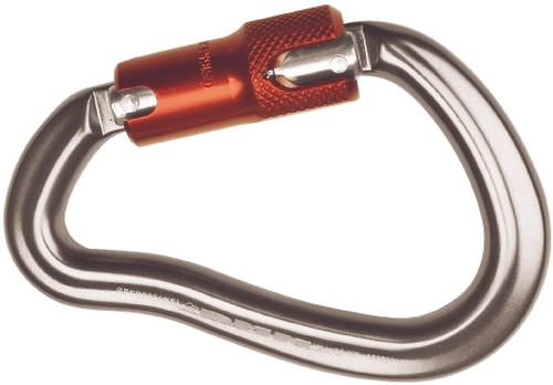 Moschettone con blocco - Cresto 9669 - Cresto Safety - in alluminio / asimmetrico