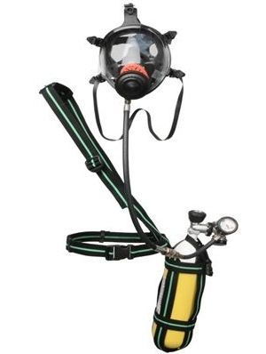 Casco con respiratore - 30 l/min, 300 bar | BVF/A 1303 - Spasciani