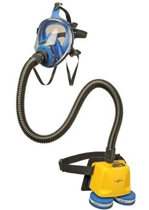 Maschera di protezione alimentata in aria - 120 l/min | TM 1702  - Spasciani - a pieno facciale
