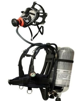 Casco con respiratore - 30 l/min, 125 min | RN/BN 2683 C FR - Spasciani