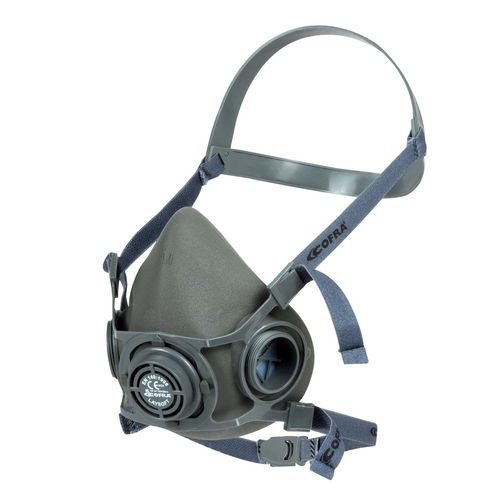 Maschera di protezione semimaschera - LAYSOFT - COFRA - bifiltro / con raccordo a baionetta / con raccordo a vite