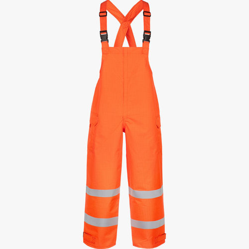 Tuta da lavoro con bretelle alta visibilità - HVAP01OR - Lakeland Industries - da lavoro / impermeabile / antiperforazione