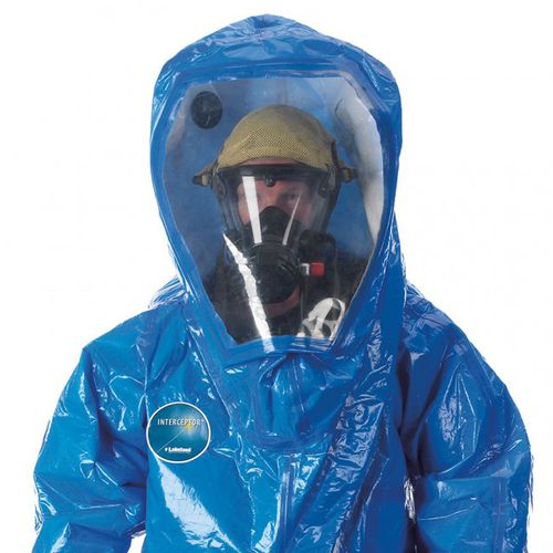 Tuta da lavoro - Interceptor® (80640) - Lakeland Industries - di protezione chimica / unisex / con elettrorespiratore con depurazione d'aria