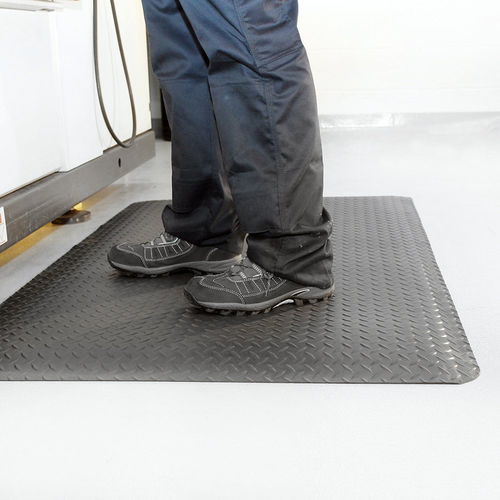 Tappeto antifatica - Deckplate - COBA Europe Ltd - antiscivolo / in espanso / nero