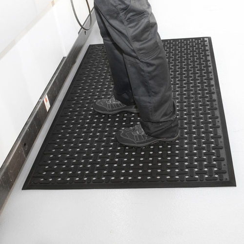 Tappeto antifatica - KM01000 series - COBA Europe Ltd - antiscivolo / in gomma nitrile / nero
