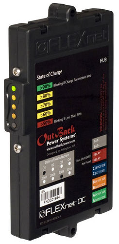 Sistema di monitoraggio condizioni - FLEXnet DC  - OutBack Power Systems - di stazione di carica / di batteria