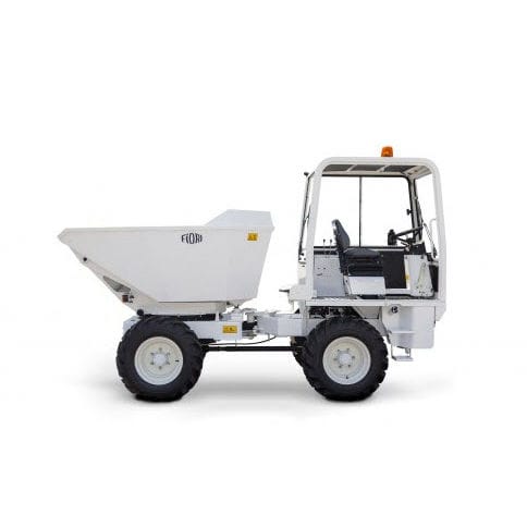Dumper gommato - D 40 - FIORI GROUP S.p.A - diesel / a scarico posteriore / compatto