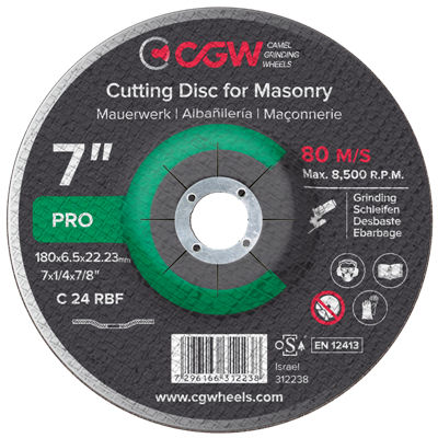 Disco da taglio per calcestruzzo - Camel Grinding Wheels - per marmo / in acciaio / per molatrici manuali