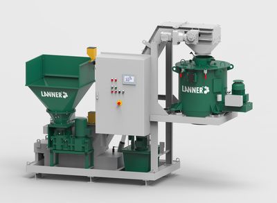 Centrifuga di processo - VETAMAT - Lanner Anlagenbau - di trucioli / di pulizia / compatta