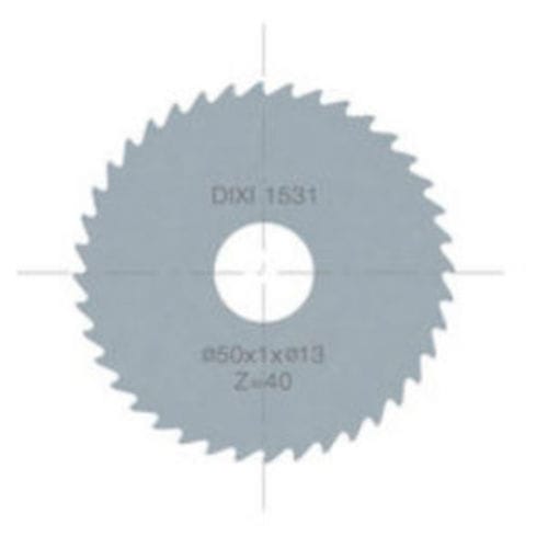 Fresa circolare in carburo - DIXI 1531 series - DIXI Polytool - per metallo / a dentatura grossolana
