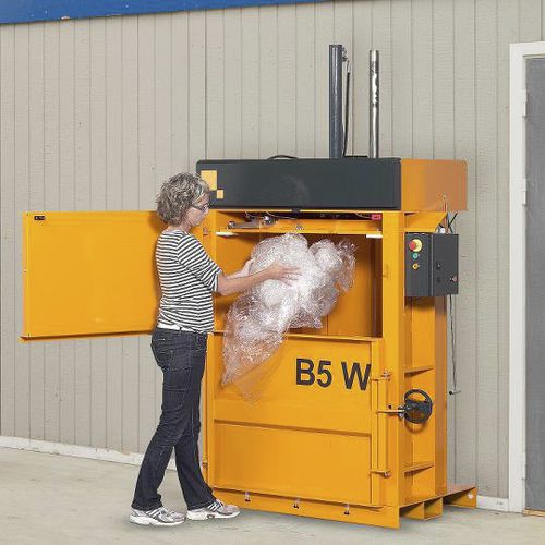 Pressa imballatrice per cartone - B5 Wide - Bramidan Balers - per carta / per plastica / verticale