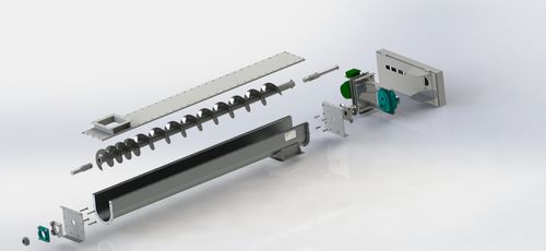Trasportatore a coclea - Syntron Material Handling - orizzontale / verticale / inclinato