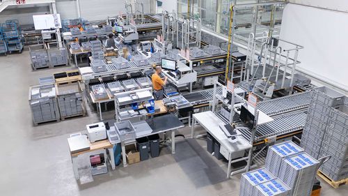 Macchina per preparazione ordine in linea - DEMATIC - automatica