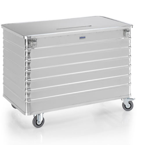 Cassonetto in alluminio - G®-DOCU D 3009 series - Gmöhling Transportgeräte GmbH - per carta / con coperchio / con sistema di sicurezza