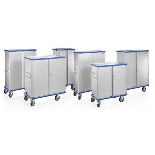 Armadio di stoccaggio e di distribuzione - G®-CUP E 272 series - Gmöhling Transportgeräte GmbH - con rotelle / a porte battenti / a ripiani