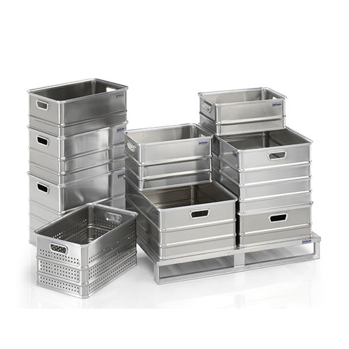Cassetta in alluminio - G®-CRATE A 152 series - Gmöhling Transportgeräte GmbH - di stoccaggio / da trasporto / industriale