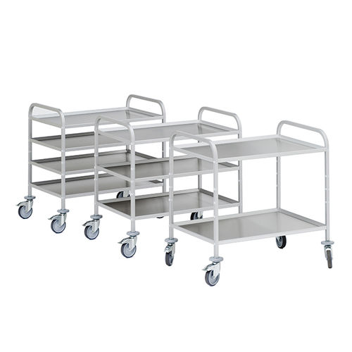 Carrello da trasporto - G®-SERV E 95 series - Gmöhling Transportgeräte GmbH - in acciaio inossidabile / 3 livelli / multiuso