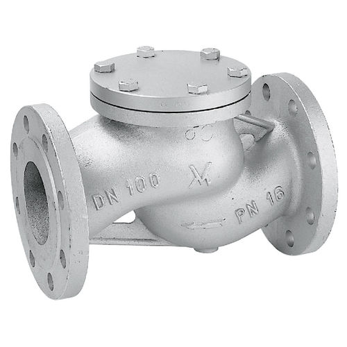 Valvola di ritegno a disco - 56  - Mival - per acqua / con flangia / per controllo di flusso