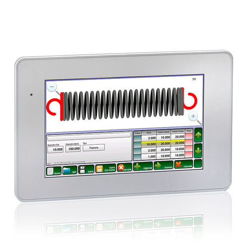 Interfaccia uomo-macchina con touch screen - HMIS7 - Sipro srl - ad incastro / 800 x 480 / TFT LCD