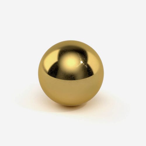 Sfera in ottone - RGPBALLS Srl - per valvola di non ritorno / per l’industria petrolchimica