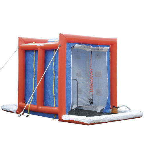 Doccia di sicurezza portatile - DPI CBRN First Response - PPSGB - gonfiabile / per ambienti pericolosi / di decontaminazione