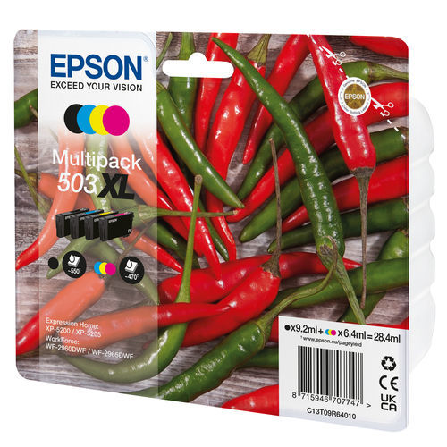 Inchiostro magenta - 503XL - EPSON Europe - giallo / nero / blu