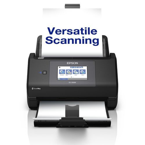 Scanner digitale per documenti ad alta velocità - ES-590W - EPSON Europe - tattile / a colori / senza fili